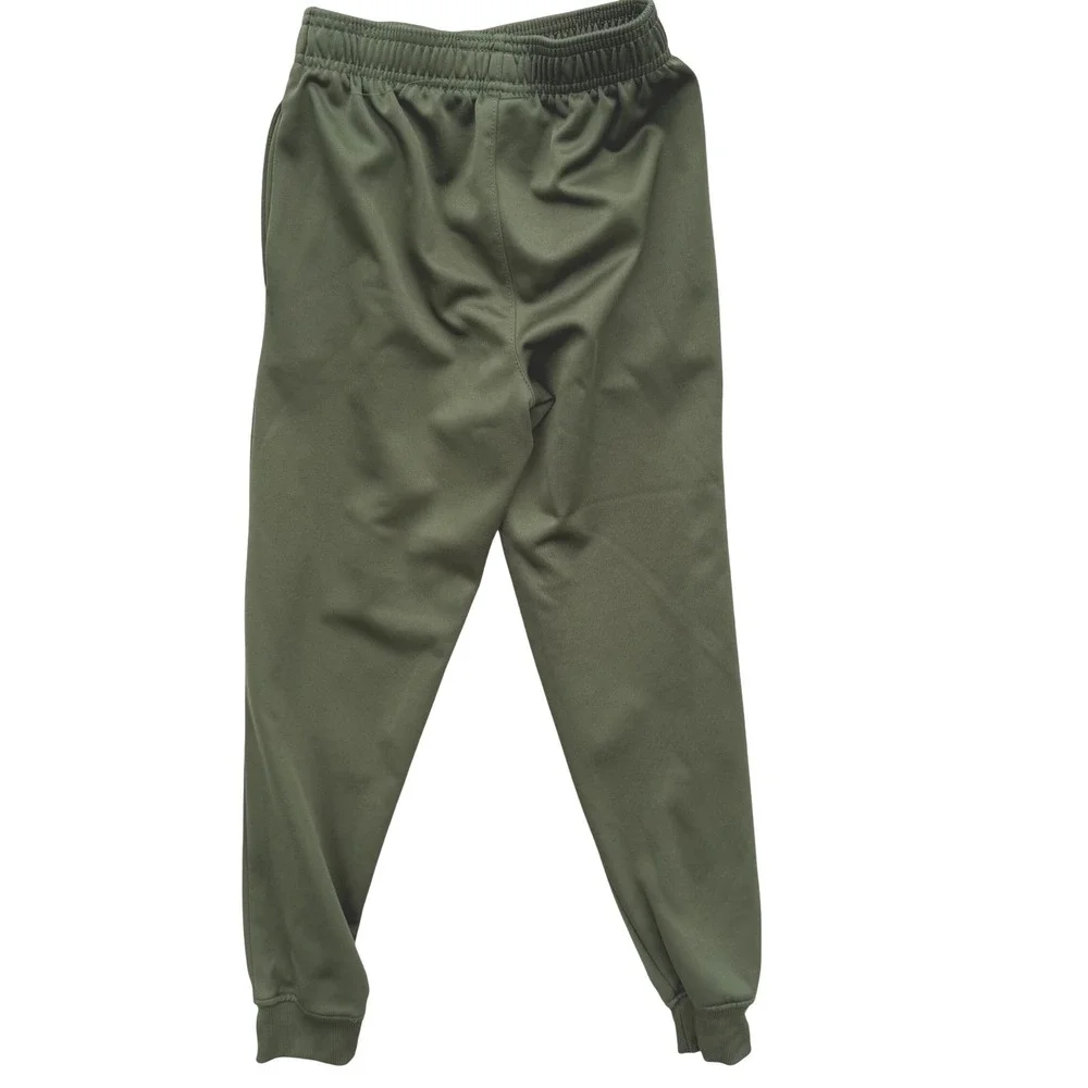 NBA Kids Jogger Sweatpants Olive Green Athletic Track Pants Basketball Logo